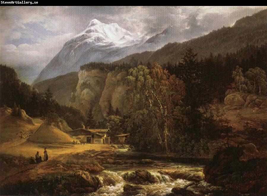 Johan Christian Dahl Alpine Landscape